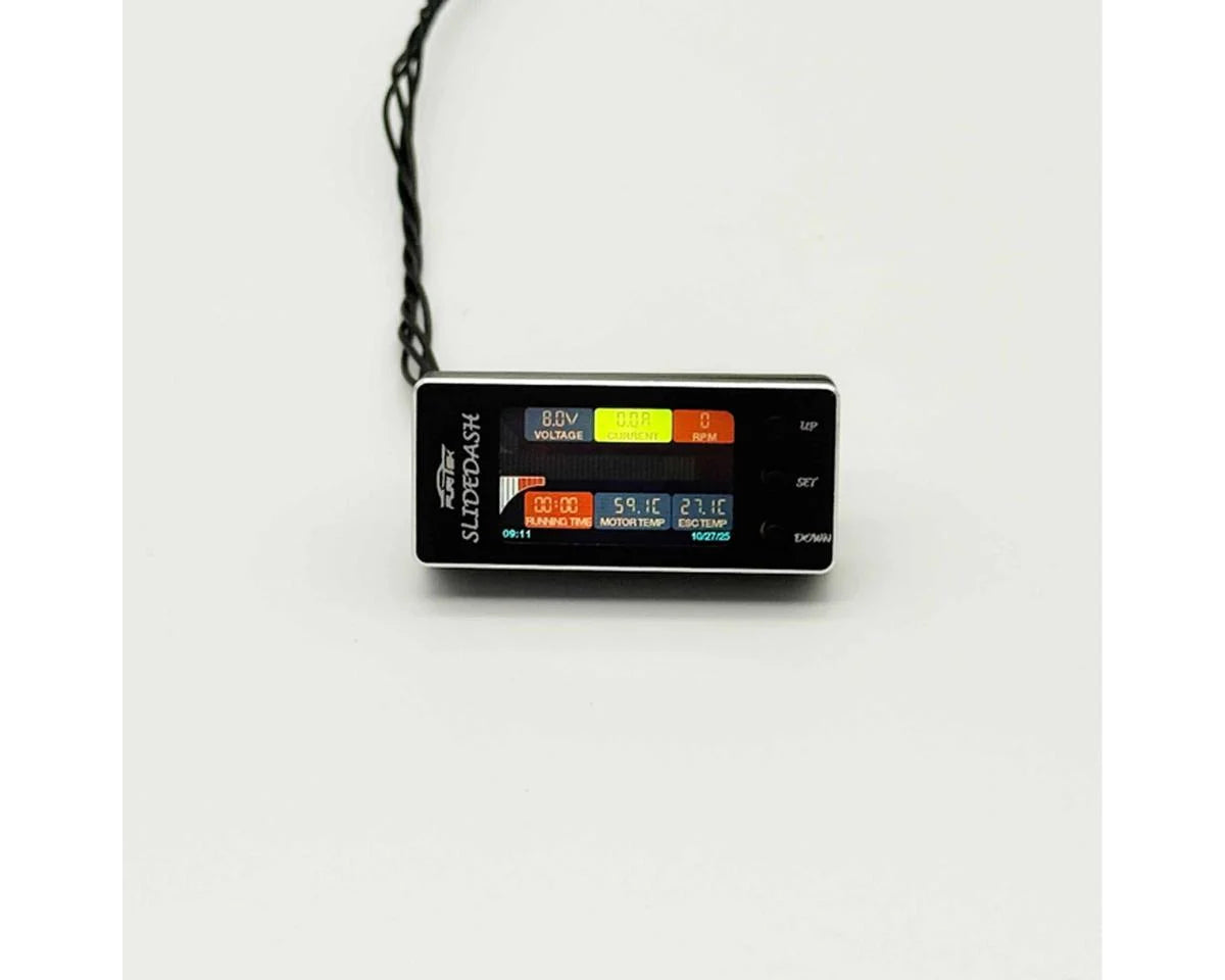 Furitek PIXI ESC SlideDash OLED Telemetry & Configuration Display Programmer (Black)