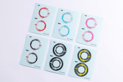 REVE D Wheel Sticker for RW-GA18 (Black/Yellow)(RJ-WS01KY)