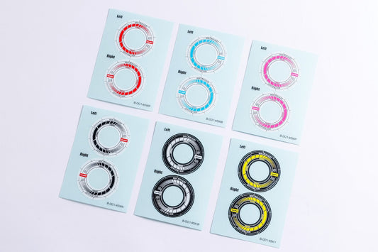 REVE D Wheel Sticker for RW-GA18 (Black/Yellow)(RJ-WS01KY)