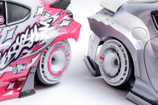 REVE D Wheel Sticker for RW-GA18 (White/Pink)(RJ-WS01WP)