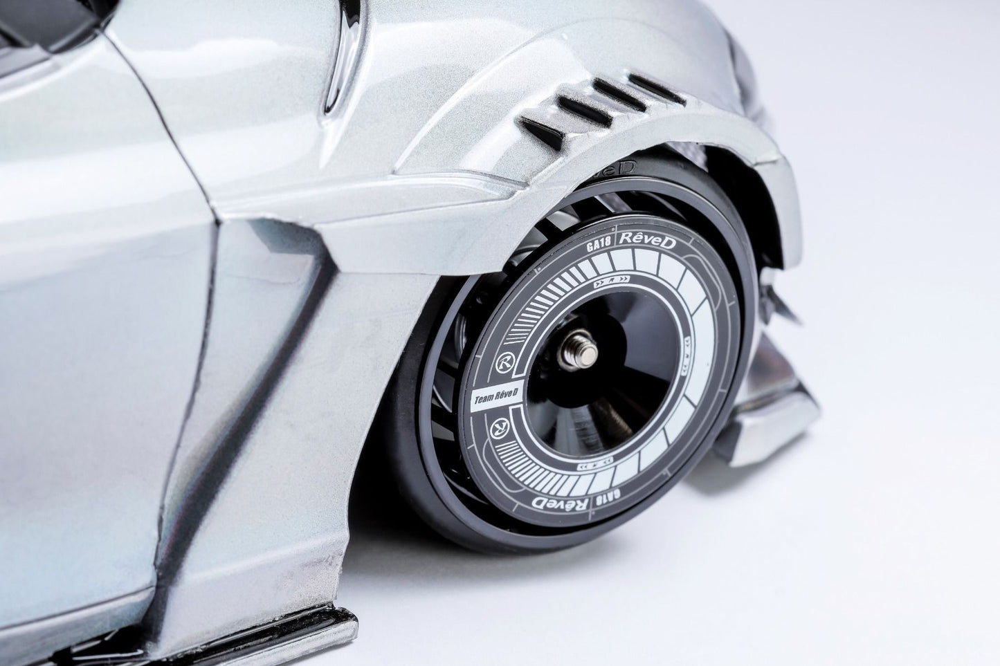 REVE D Wheel Sticker for RW-GA18 (White/Blue)(RJ-WS01WB)