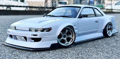 Addiction RC Nissan 240SX Silvia S13 + TAKA Naoki Nakamura 2024 V8 Livery 1-10 Body Set AD-HB19V8