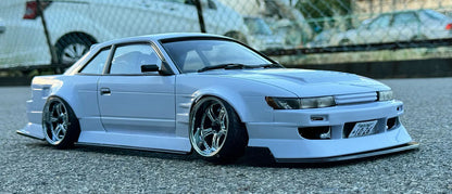 Addiction RC Nissan 240SX Silvia S13 + TAKA Naoki Nakamura 2024 V8 Livery 1-10 Body Set AD-HB19V8
