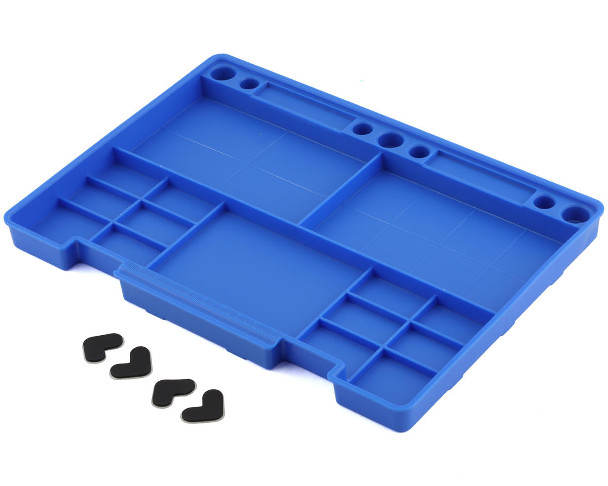 Koswork Tool/Storage Box w/Parts Tray (Blue) (245x175x56mm)