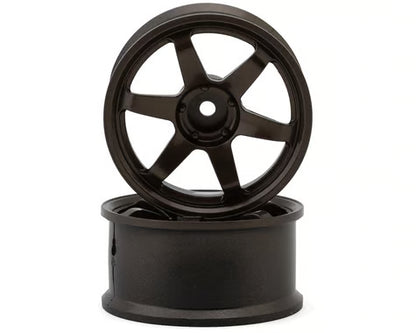 LAB TE37 Sports 1/10 High Traction Drift Wheels (Bronze) (2) (6mm Offset) w/12mm Hex