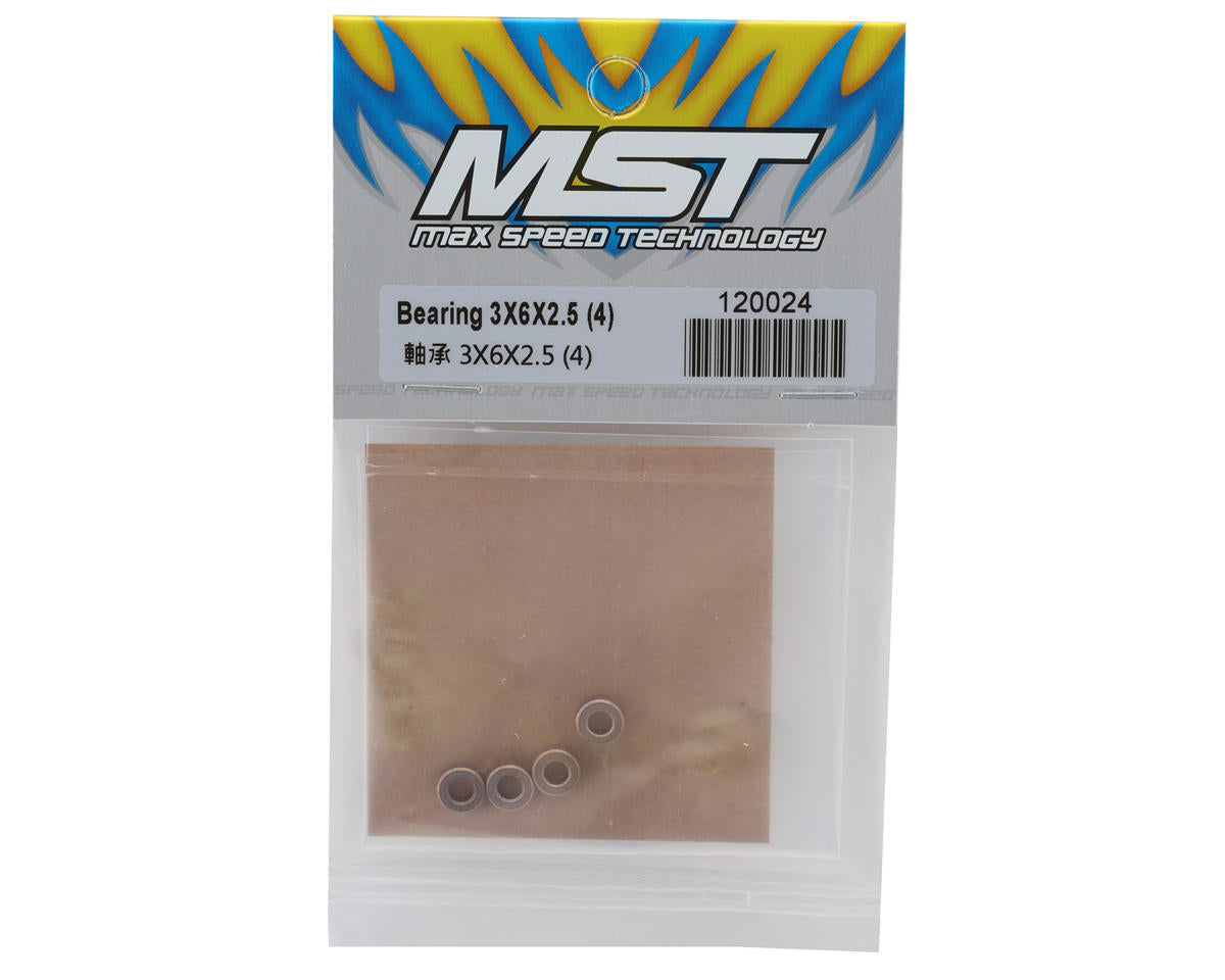 MST 3x6x2.5mm Brass Bushings (4)