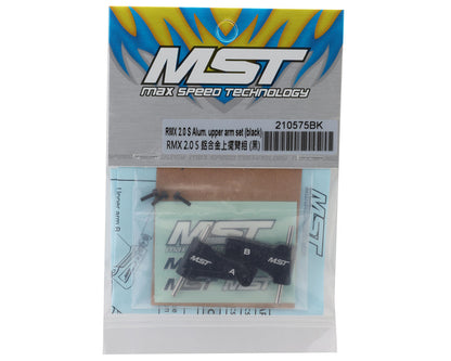 MST RMX 2.0 S Aluminum Upper Arms (Black) (2)