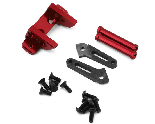 MST RMX Aluminum Adjustable Front Connect Mount V.2 (Red) (MXS-210654R)