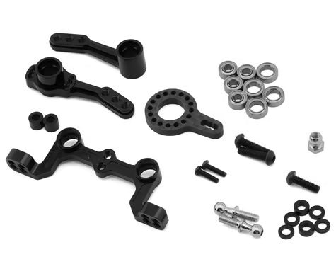 MST Aluminum Steering Rack Assembly (Black)