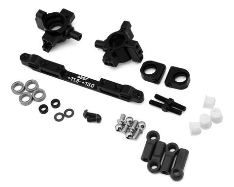 MST Aluminum TMB Rear Hubs Set (Black)