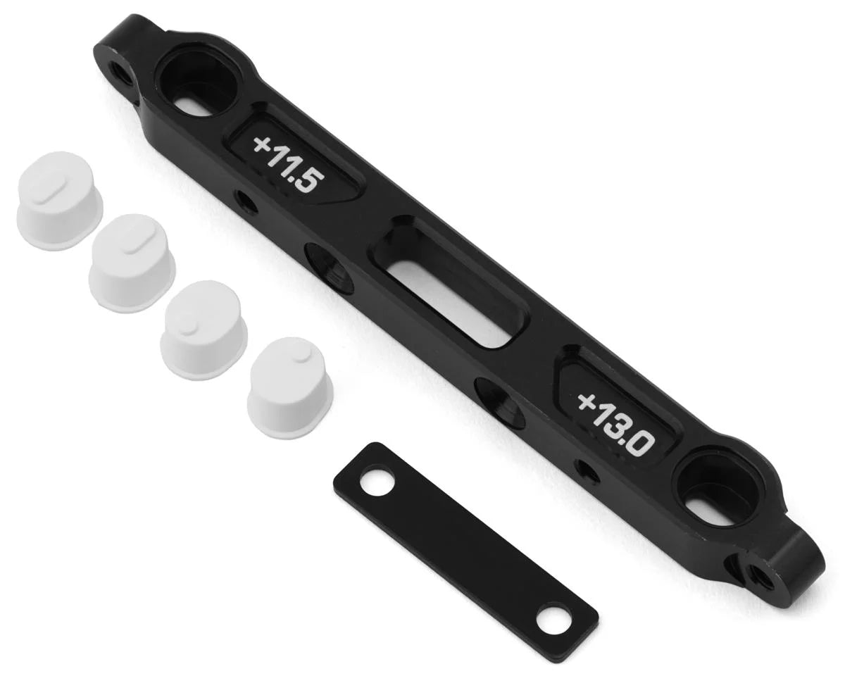 MST RMX 4 Aluminum Adjustable Lower Arm Mount Set (+11.5-13.0mm) (Black)