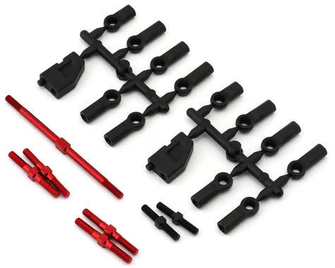 MST RMX 4 Aluminum Turnbuckle Set (Red)