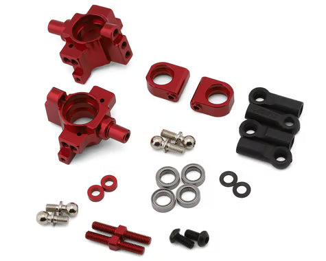 MST RMX 4 Aluminum TMB Rear Hubs Set (Red)
