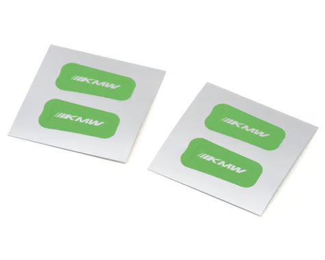 MST TE37 1/10 Drift Wheel Stickers (Green) (4)