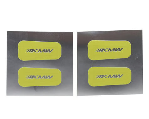 MST TE37 1/10 Drift Wheel Stickers (Yellow) (4)