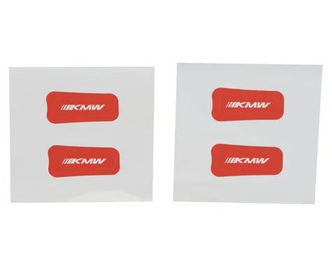 MST TE37 M 1/10 Drift Wheel Stickers (Red) (4)