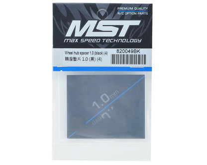 MST Wheel hub spacer 1.0 (black) (4)