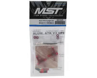 MST Aluminum ATK V3 Front Wheel Hub Uprights (Red) (2)