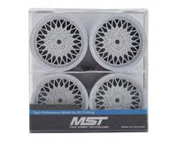 MST 501 Wheel Set (White) (4) (Offset Changeable) w/12mm Hex