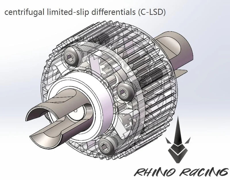 Rhino Racing ALUMINUM C-LSD (Centrifugal) CLSD Differential Assembly Unit (Reve d RDX YD RD SD MD)[Rhino Racing] RR-600