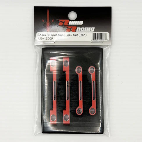 Rhino Racing SHARK - Suspension Block Set - RED  [Rhino Racing] RR-1300R