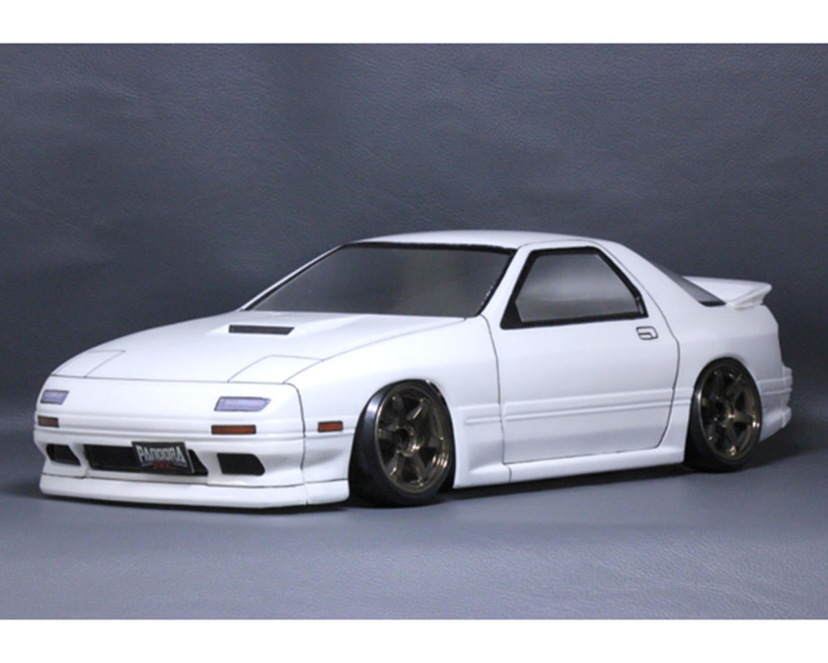 Pandora RC 1/10 Mazda Savanna RX-7 FC3S Drift Body Set (Clear) (257-260mm)