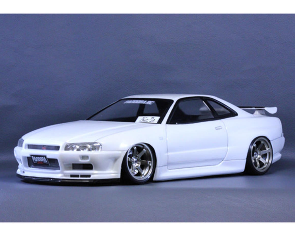 Pandora RC 1/10 Nissan Skyline BNR34 GT-R Drift Body Set (Clear) (257-260mm)