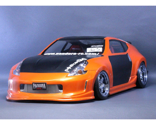 Pandora RC 1/10 Nissan Fairlady Z Z34 Drift Body Set (Clear) (257-260mm)