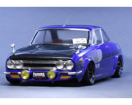 Pandora RC 1/10 Isuzu Bellett Drift Body Set (Clear) (257-260mm)