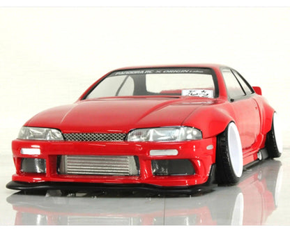Pandora RC 1/10 Nissan Silvia S14 Early Model "ORIGIN Labo." Drift Body Set (Clear) (257-260mm)