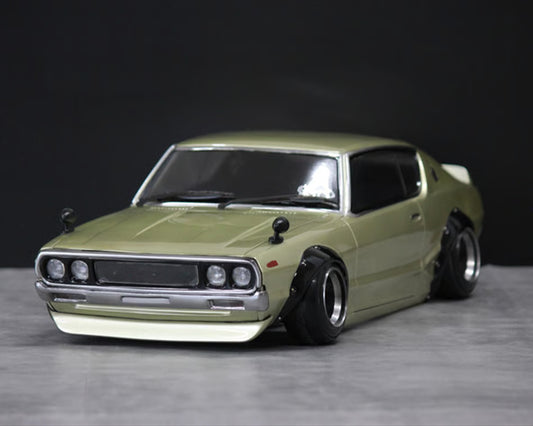 Pandora RC PAB-3211 1/10 Nissan Skyline KPGC110 Kenmeri 2000GT-R Clear Drift Body Shell 257-260mm