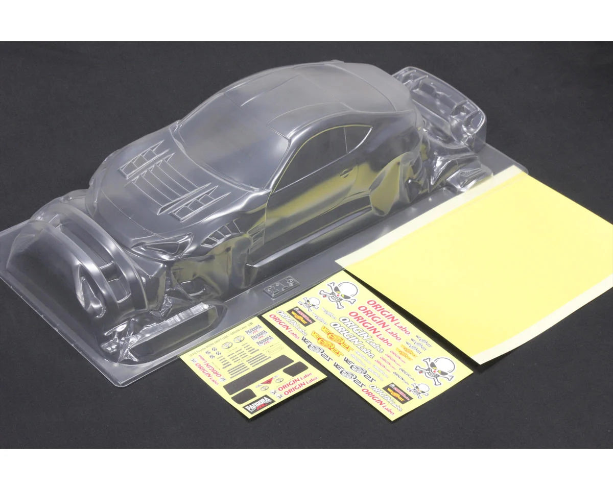 Pandora RC 1/10 Toyota 86 ZN6 ORIGIN Labo. Drift Body Set (DRIFT LINE) (Clear) (255-260mm)