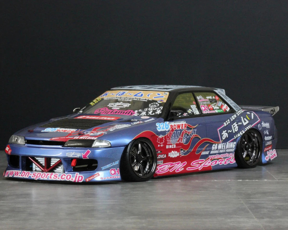 Pandora RC 1/10 Nissan HCR32 Skyline 4D BN-Sports Drift Body Set (Clear) (258-262mm)