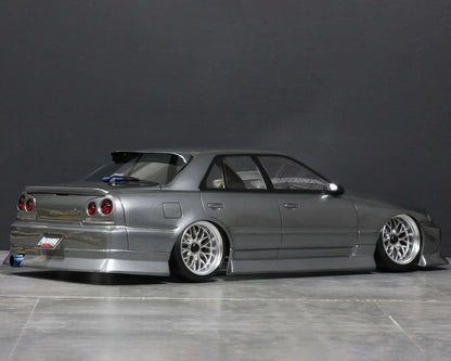Pandora RC 1/10 Nissan Skyline Er34 Sedan Drift Body Set (Clear) (257-260mm)