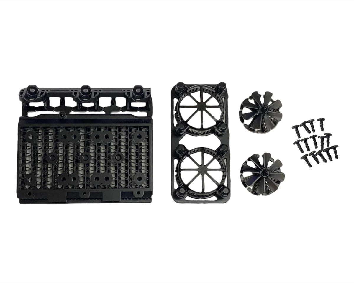 Pandora RC 1/10 Scale Resin Display Radiator Assembly (Miniature Scale Drift Accessory)