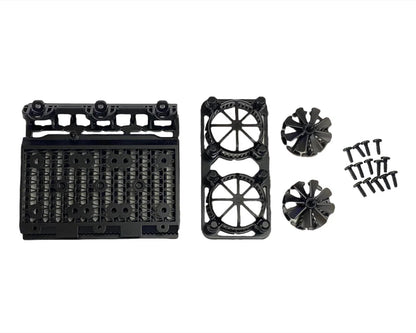 Pandora RC 1/10 Scale Resin Display Radiator Assembly (Miniature Scale Drift Accessory)
