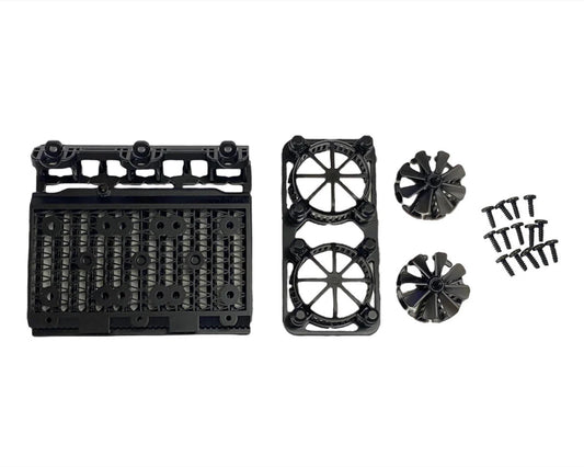 Pandora RC 1/10 Scale Resin Display Radiator Assembly (Miniature Scale Drift Accessory)