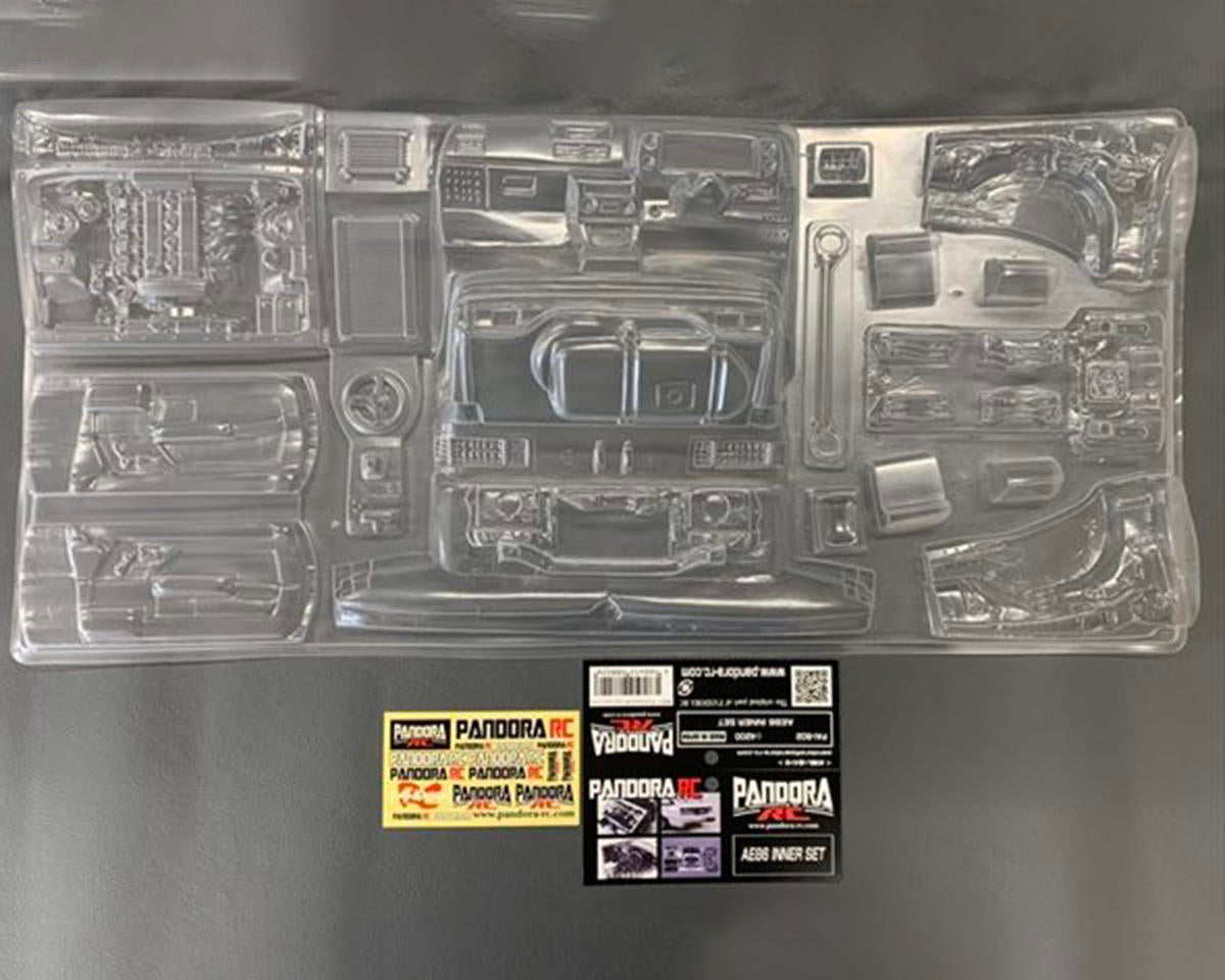 Pandora RC 1/10 Scale Lexan General Purpose Inner Set (S13 Type) (Miniature Scale Drift Accessor