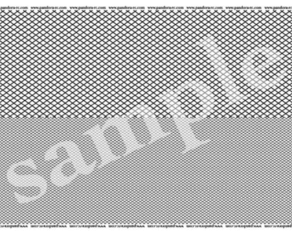 Pandora RC 1/10 Scale 3D Cross-Mesh Decal Sheet (Black) (210x120mm) (Miniature Scale Drift Acces