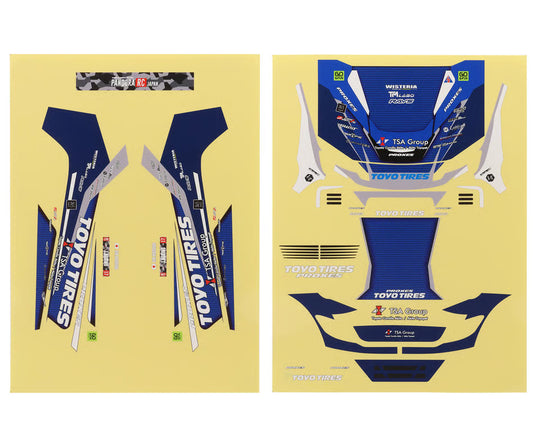 Pandora RC VGP-622 1/10 Jin Horino Spec TOYO TIRES Vinyl & Logo Sticker Decal Set