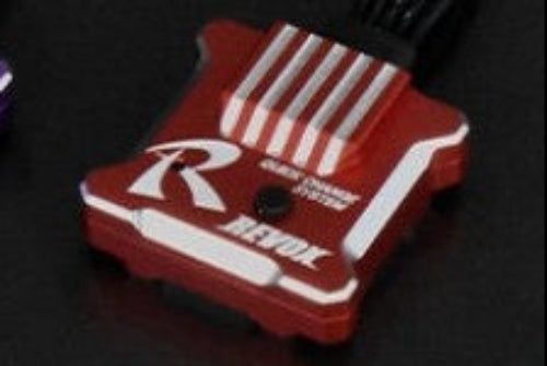 REVE D STEERING GYRO FOR RWD DRIFT REVOX; RED