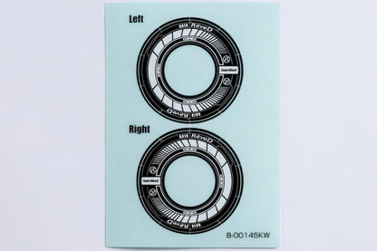 REVE D Wheel Sticker for RW-GA18 (Black/White)(RJ-WS01KW)