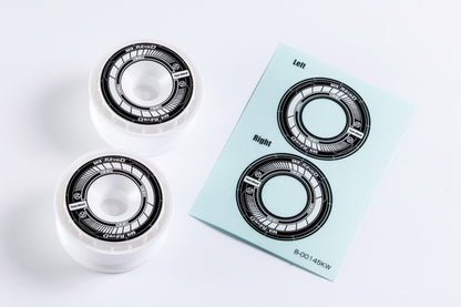 REVE D Wheel Sticker for RW-GA18 (Black/White)(RJ-WS01KW)