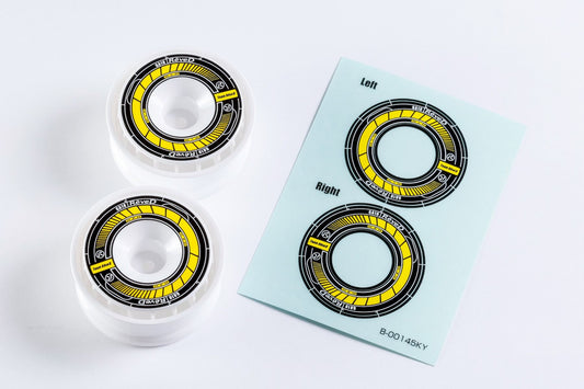 REVE D Wheel Sticker for RW-GA18 (Black/Yellow)(RJ-WS01KY)