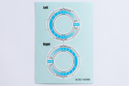 REVE D Wheel Sticker for RW-GA18 (White/Blue)(RJ-WS01WB)