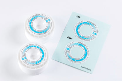 REVE D Wheel Sticker for RW-GA18 (White/Blue)(RJ-WS01WB)