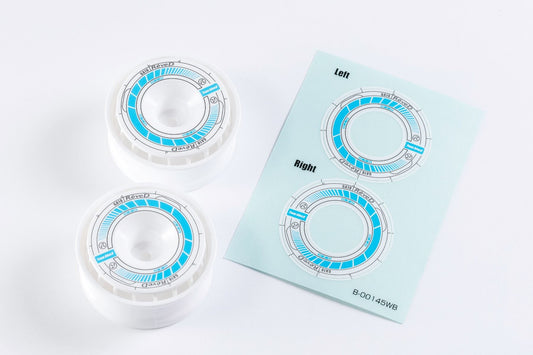 REVE D Wheel Sticker for RW-GA18 (White/Blue)(RJ-WS01WB)