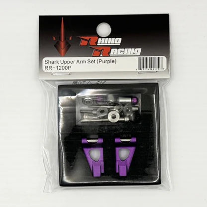 Rhino Racing SHARK - Upper Aluminum Arm Set For SHARK DDSS YD2 RMX RDX - Purple - (RR-1200P)