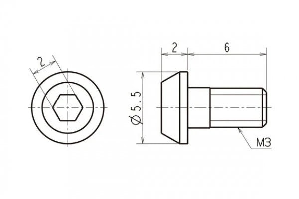 Reve D Spur gear screw (RT-008A)