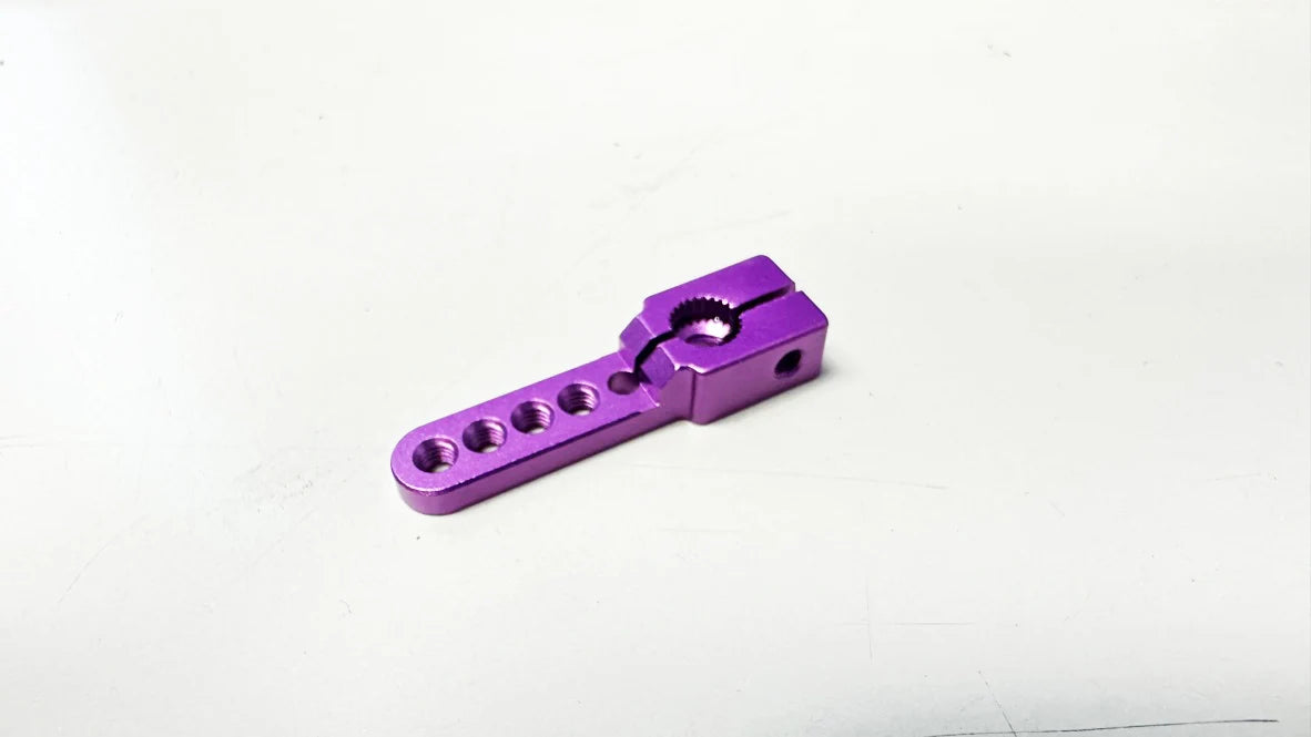 Rhino Racing 25T SERVO HORN (SPLINED) - DDSS - Rhinomax - SHARK (Purple) [Rhino Racing] RR-755P
